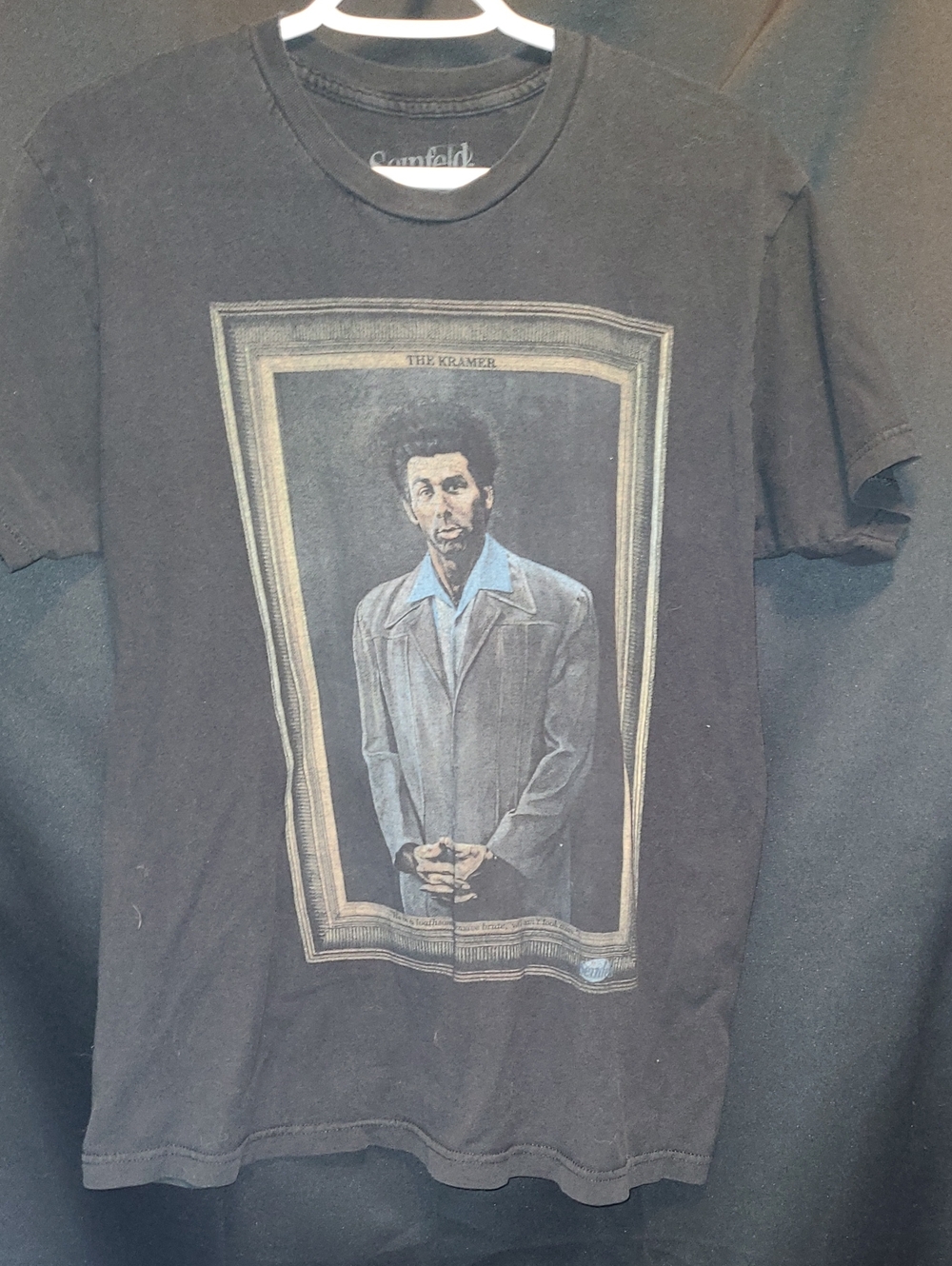 'The Kramer' Black Graphic Tee Sz LG